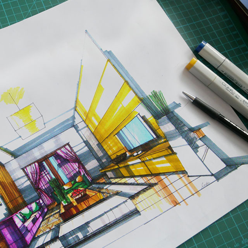 kreatives Arbeiten - Skizze - von design+technik Klose, Gelnhausen